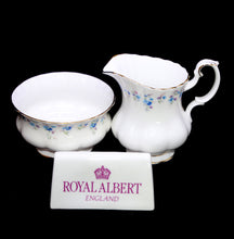 Load image into Gallery viewer, Vintage ROYAL ALBERT England MEMORY LANE large cream jug and sugar bowl set
