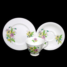 Load image into Gallery viewer, Vintage ROYAL ALBERT 1950s England Flower of the Month August Poppies Trio

