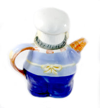 Load image into Gallery viewer, Vintage funny cook chef with moustache collector&#39;s novelty teapot
