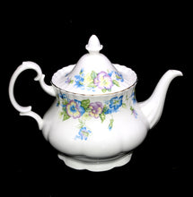 Load image into Gallery viewer, Vintage Royal Albert ENGLAND SPRINGFIELD pastel pansies large 6-8 cup teapot
