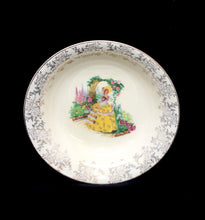 Load image into Gallery viewer, Vintage Weatherby Hanley Falcon Ware set of 4 crinoline lady large bowls

