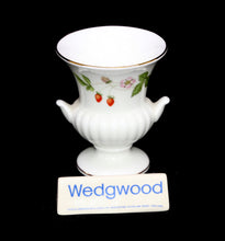 Load image into Gallery viewer, Vintage WEDGWOOD England bone china pretty WILD STRAWBERRY urn vase
