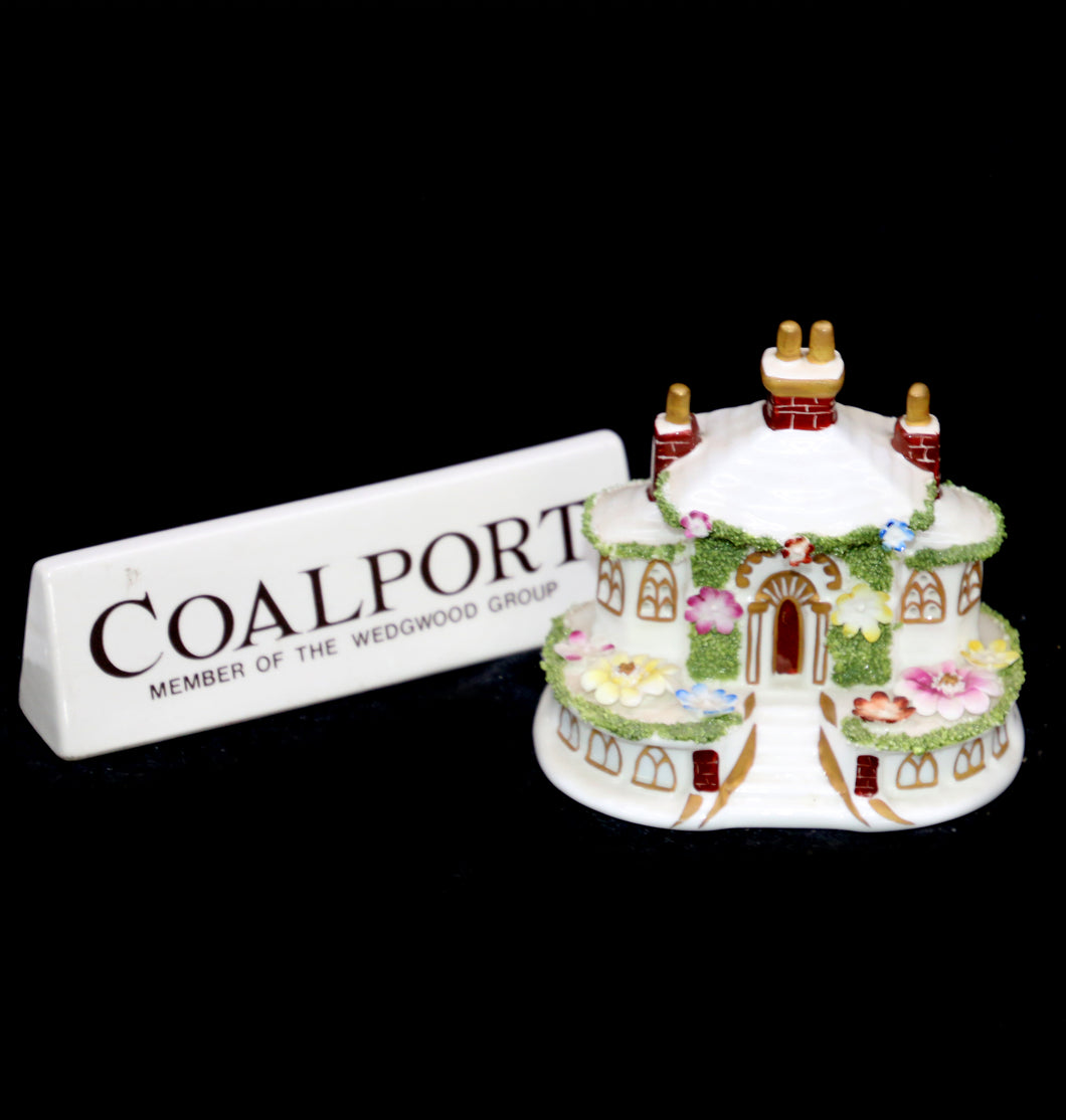 Vintage COALPORT England bone china KEEPER'S COTTAGE house ornament