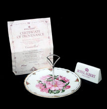 Load image into Gallery viewer, Vintage Royal Albert Queen Mother&#39;s Favourite Flowers Camellia cake stand
