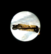Load image into Gallery viewer, Vintage Royal Artillery military mother of pearl sweetheart brooch
