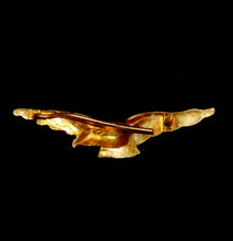 Load image into Gallery viewer, Vintage unusual brass RAF Albatross cap badge with 2 lug fixing
