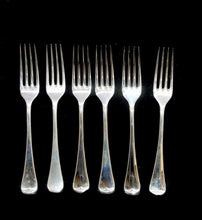 Load image into Gallery viewer, Vintage James Dixon nickel silver alloy RESISTARN set of 6 forks in box
