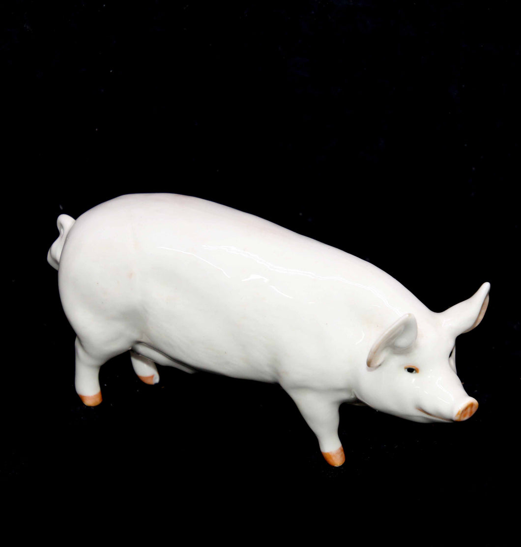 Vintage BESWICK England CHAMPION WALL QUEEN sow pig figurine