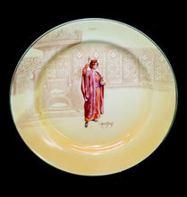 Load image into Gallery viewer, Antique 1902-1922 Royal Doulton PORTIA Shakespeare Series display plate
