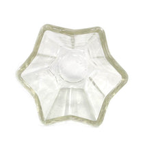 Load image into Gallery viewer, Vintage clear depression glass star shaped jelly mold mould
