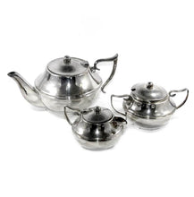 Load image into Gallery viewer, Vintage Anniversary EPNS A1 3 pc tea set including teapot sugar bowl &amp; jug
