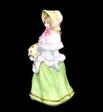 Load image into Gallery viewer, Vintage Japan pretty china lady with bonnet figurine
