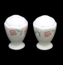 Load image into Gallery viewer, Vintage Johnson Bros England pretty pink flowers large salt &amp; pepper pots
