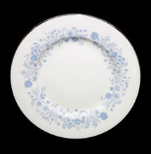 Load image into Gallery viewer, Vintage Wedgwood Belle Fleur ENGLAND blue &amp; white set of 10 entree plates
