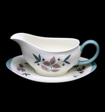 Load image into Gallery viewer, Vintage 1950s mid century WEDGWOOD Brecon gravy boat and saucer
