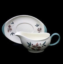 Load image into Gallery viewer, Vintage 1950s mid century WEDGWOOD Brecon gravy boat and saucer
