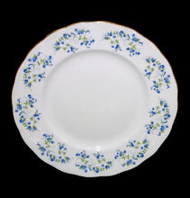 Load image into Gallery viewer, Vintage Queen Anne ENGLAND Sonata Forget Me Not set of 6 large dinner plates
