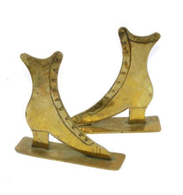 Load image into Gallery viewer, Antique militaria WW1 TRENCH ART pair of brass shoes boots ornaments

