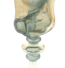 Load image into Gallery viewer, Vintage ION TAMAIAN Romania signed tall art glass bud vase male form bust
