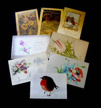 Load image into Gallery viewer, Antique 1910s &amp; 1920s group of 22 birthday &amp; greetings postcards &amp; cards
