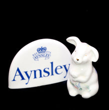 Load image into Gallery viewer, Vintage Aynsley ENGLAND Sweet Pea pretty bone china rabbit bunny figurine
