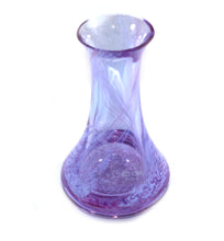Load image into Gallery viewer, Vintage CAITHNESS Scotland purple &amp; blue speckle crystal glass vase
