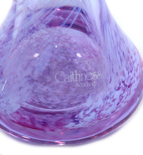 Load image into Gallery viewer, Vintage CAITHNESS Scotland purple &amp; blue speckle crystal glass vase
