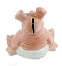 Load image into Gallery viewer, Vintage WADE ENGLAND Nat West Bank baby pig WOODY money box bank
