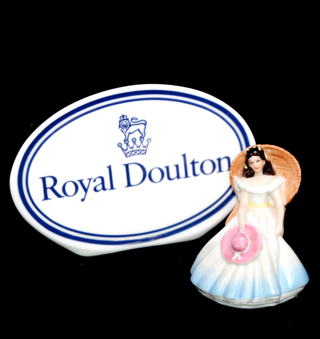 Vintage Royal Doulton ANNABEL M218 2004 miniature lady figurine 6cm