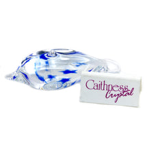 Load image into Gallery viewer, Vintage Caithness Crystal Scotland SPLISH THE DOLPHIN art glass paperweight
