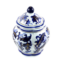 Load image into Gallery viewer, Vintage stunning blue &amp; white large lidded ginger jar urn pot
