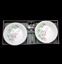 Load image into Gallery viewer, Vintage MYOTT England GAY MEADOW MCM sugar or jam bowls &amp; spoons
