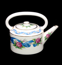 Load image into Gallery viewer, Vintage Wedgwood Compton &amp; Woodhouse RIBBONS &amp; ROSES ltd ed small teapot
