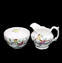 Load image into Gallery viewer, Antique 1912-1930 Booths England CHINESE TREE hand painted jug &amp; sugar bowl
