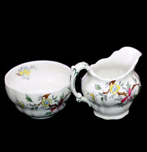 Load image into Gallery viewer, Antique 1912-1930 Booths England CHINESE TREE hand painted jug &amp; sugar bowl
