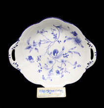 Load image into Gallery viewer, Vintage WEDGWOOD England BLUE PLUM Celebration two handled bowl
