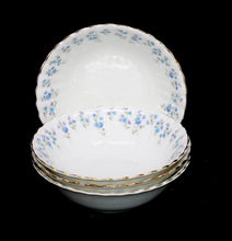 Load image into Gallery viewer, Vintage ROYAL ALBERT England Memory Lane set of 4 cereal dessert bowls
