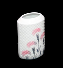 Load image into Gallery viewer, Vintage HIGHBANK porcelain SCOTLAND pink &amp; grey pretty thistle vase
