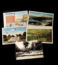 Load image into Gallery viewer, Vintage group of 13 1920s 1930s 1940s postcards of US &amp; Canada
