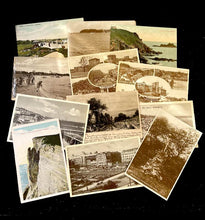 Load image into Gallery viewer, Vintage group of 54 1920s 1930s postcards of places in England
