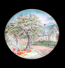 Load image into Gallery viewer, Vintage 1986 Bond CURRIER &amp; IVES pair of plates SUMMER &amp; AUTUMN
