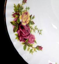 Load image into Gallery viewer, Vintage Crown Royal fine porcelain country roses set of 6 cereal bowls
