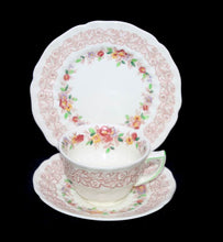 Load image into Gallery viewer, Vintage 1930s ROYAL DOULTON Rhapsody set of 6 art deco teacup trios
