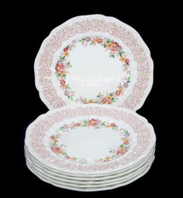 Load image into Gallery viewer, Vintage 1930s ROYAL DOULTON Rhapsody art deco set of 7 entree or salad plates
