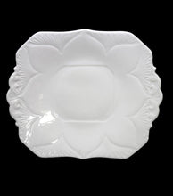 Load image into Gallery viewer, Vintage SHELLEY England Dainty pure white pretty cake plate
