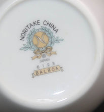 Load image into Gallery viewer, Vintage NORITAKE Balboa Japan blue &amp; white pretty lidded sugar bowl
