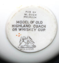 Load image into Gallery viewer, Antique 1910s WH GOSS Watch Weel Model of Old Highland Cuach Whisky Cups
