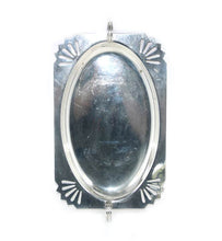Load image into Gallery viewer, Vintage art deco GOLDCRAFT silver plated EPNS small serving tray
