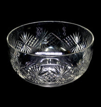 Load image into Gallery viewer, Vintage beautiful cut crystal tall sided fruit or trifle bowl
