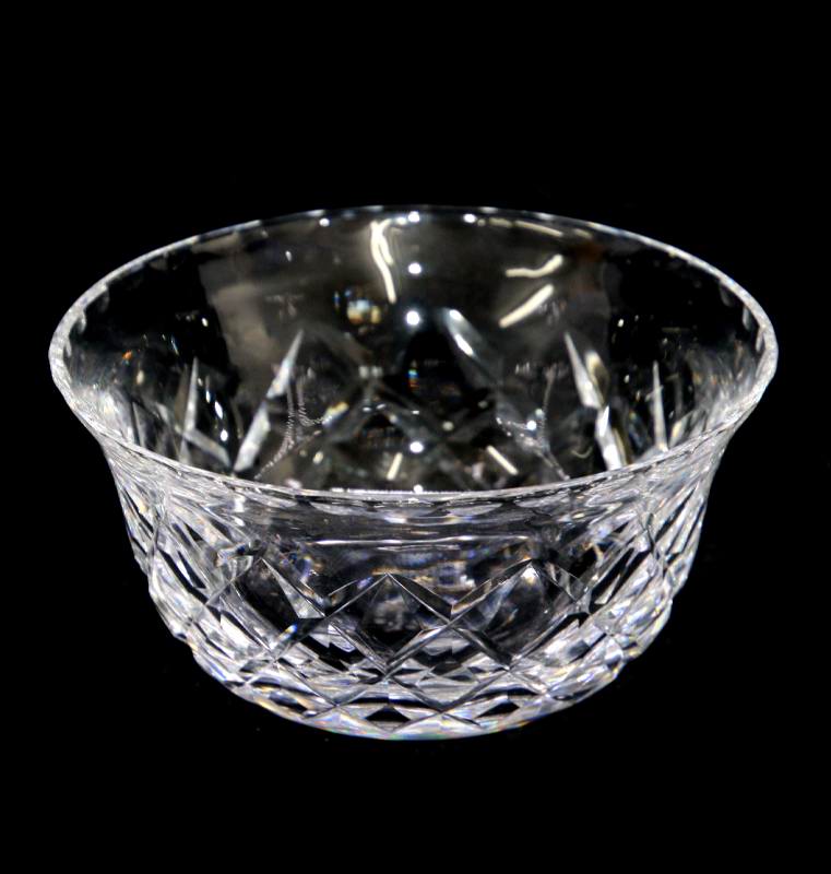 Vintage stunning sparkly EDINBURGH crystal Scotland sugar bowl